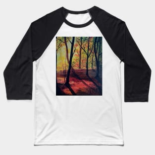 Forest in Fall Colours Baseball T-Shirt